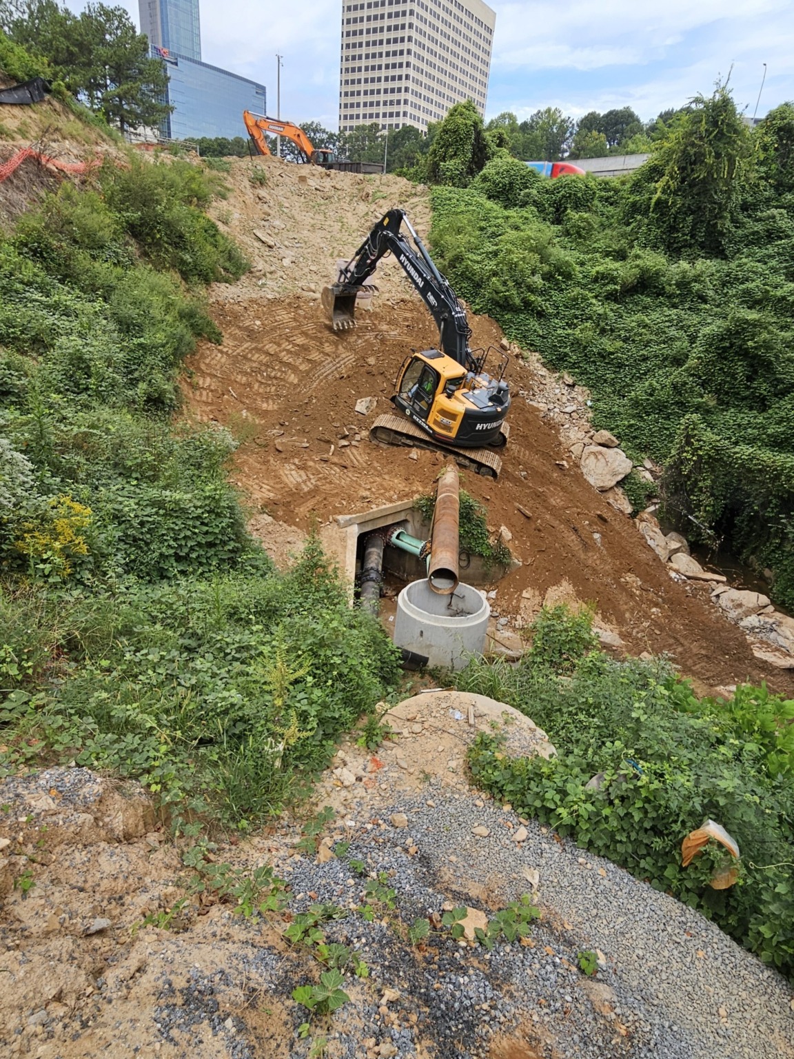 Cobb county water system galleria area outfall sewer replacement